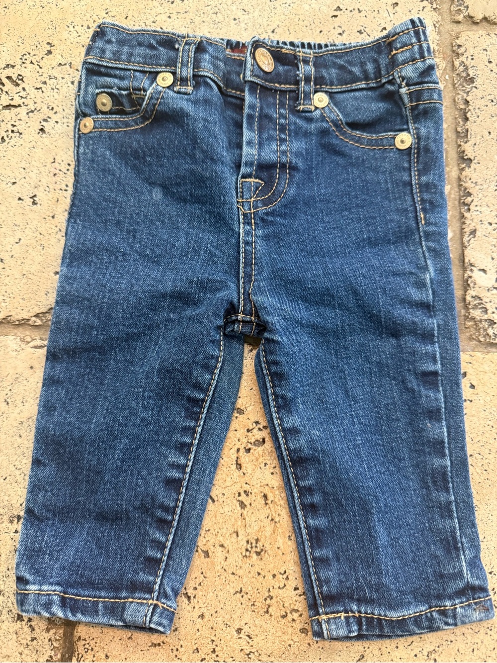 Classic Baby Denim Jeans - Dark Blue